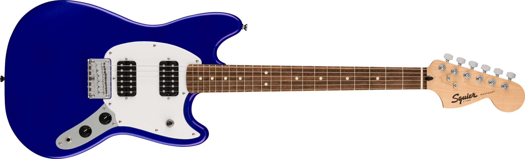 Squier Bullet® Mustang® HH, Laurel Fingerboard, Imperial Blue by FMIC