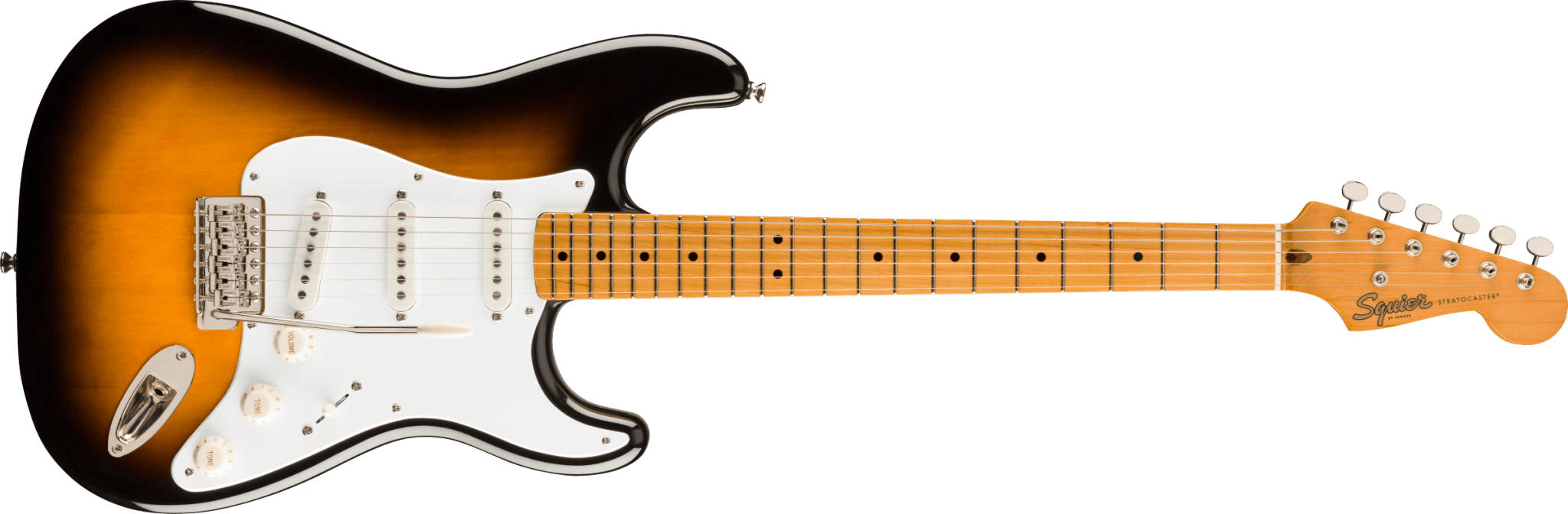 Squier Classic Vibe '50s Stratocaster®, Maple Fingerboard, 2 - Color Sunburst by FMIC