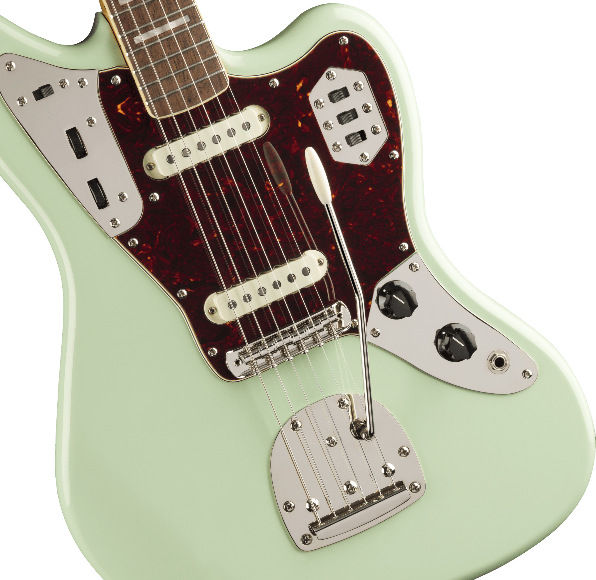 Squier Classic Vibe '70s Jaguar®, Laurel Fingerboard, Surf Green by FMIC