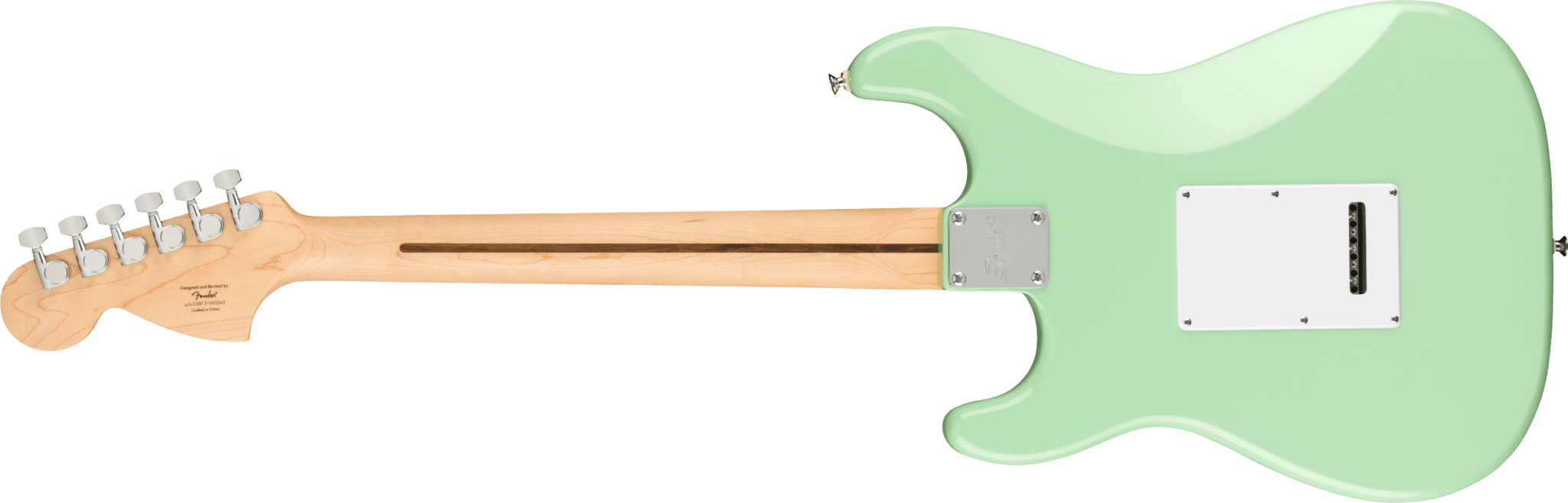 Squier FSR Affinity Series™ Stratocaster®, Laurel Fingerboard, White Pickguard, Surf Green by FMIC