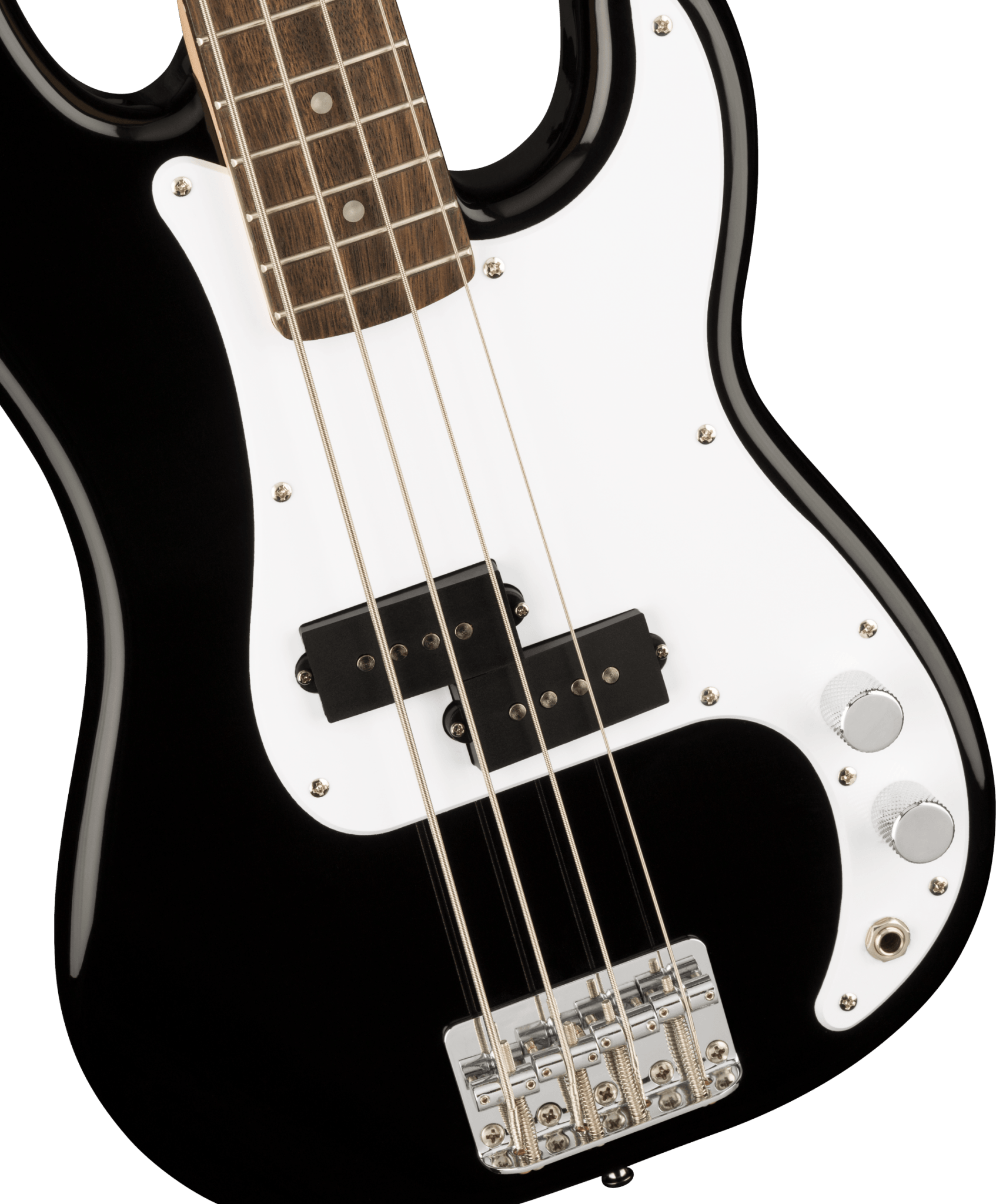 Squier Mini Precision Bass®, Laurel Fingerboard, Black by FMIC