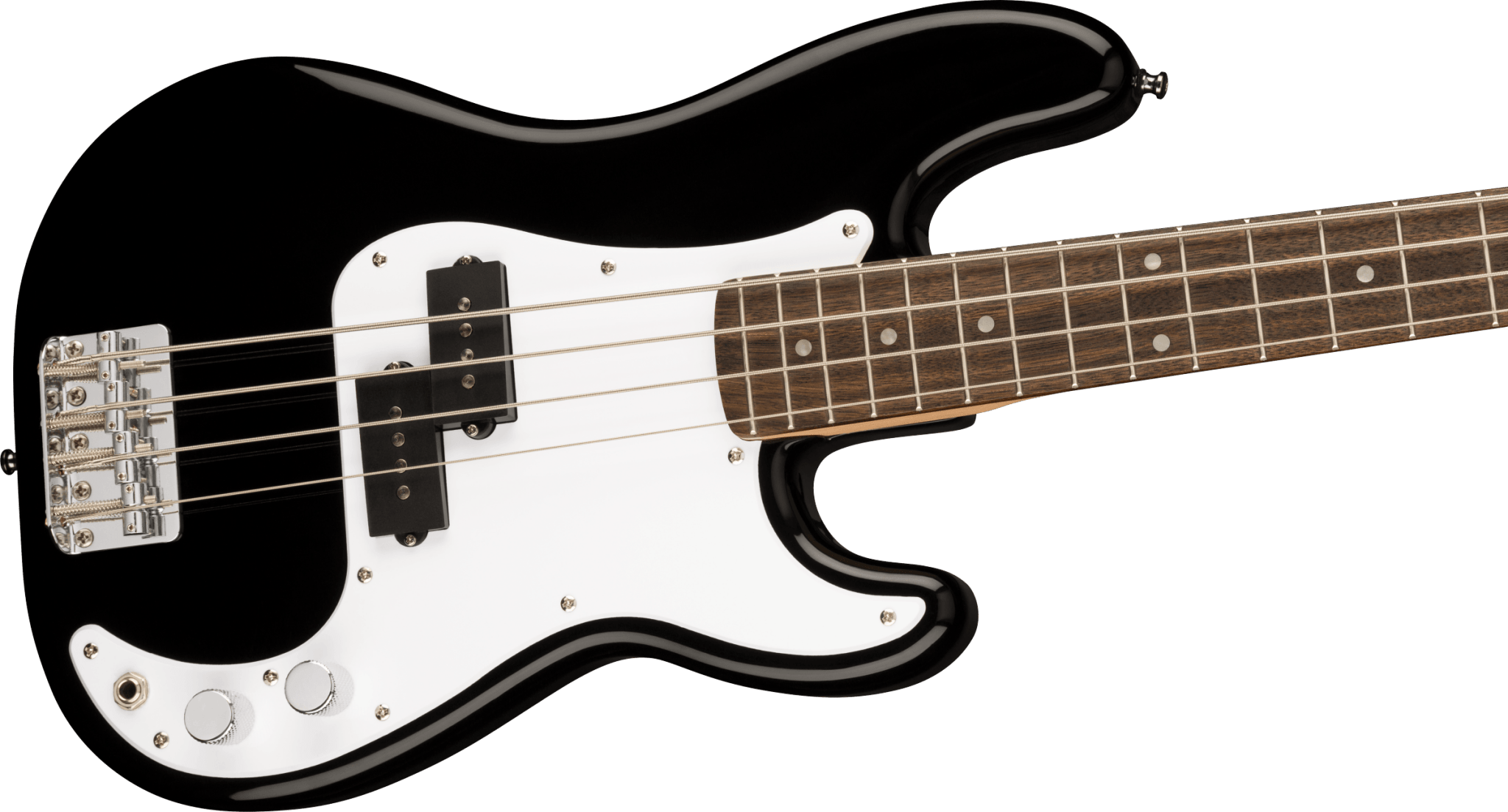 Squier Mini Precision Bass®, Laurel Fingerboard, Black by FMIC