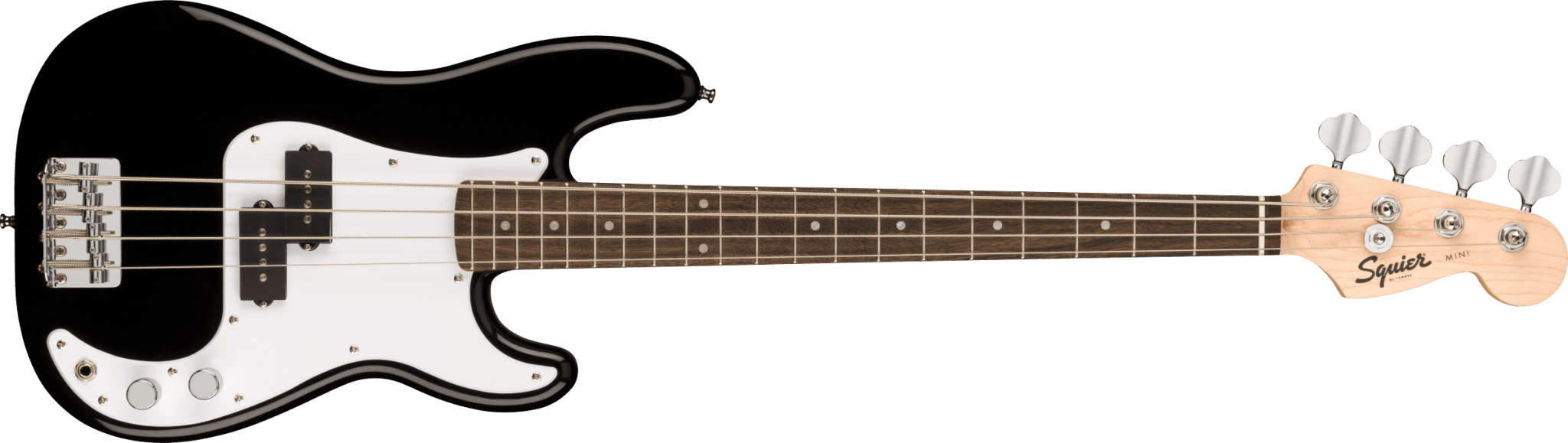 Squier Mini Precision Bass®, Laurel Fingerboard, Black by FMIC