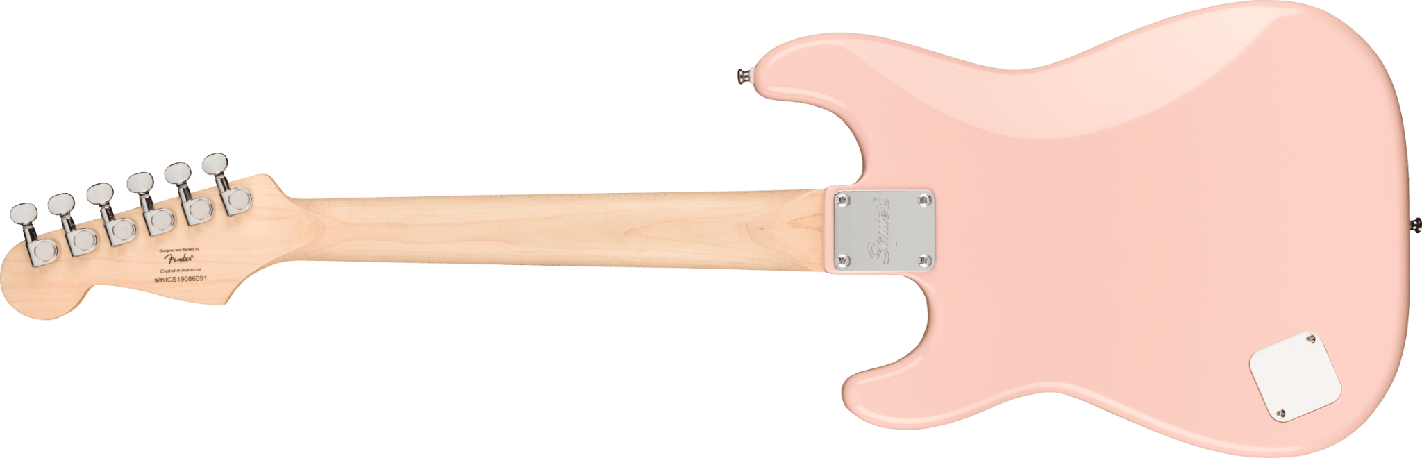 Squier Mini Stratocaster®, Laurel Fingerboard, Shell Pink by FMIC