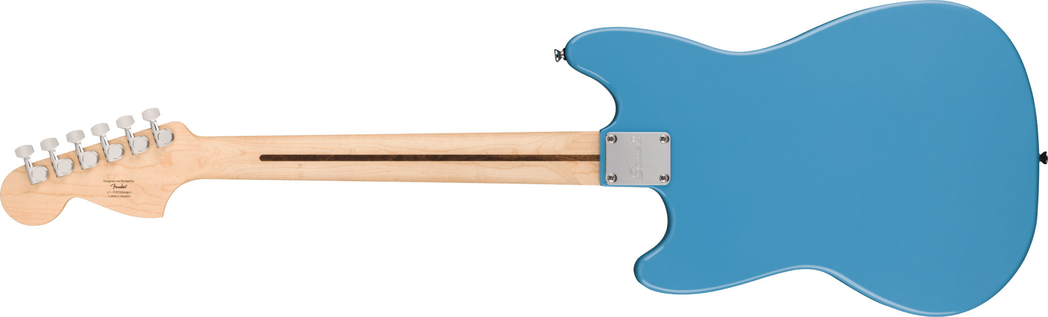 Squier Sonic™ Mustang® HH, Laurel Fingerboard, Black Pickguard, California Blue by FMIC