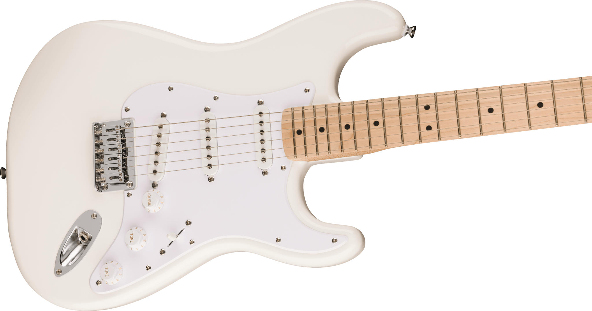 Squier Sonic™ Stratocaster® HT, Maple Fingerboard, White Pickguard, Arctic White by FMIC
