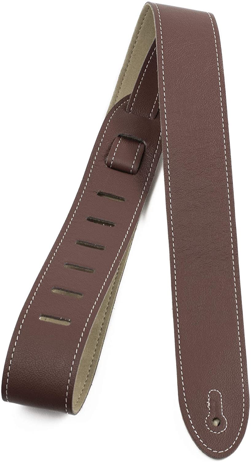 STRAP GUITAR GARMENT LEATHER PERRI'S LEATHERS 2" WIDE VARIOUS COLOURS by Faders Music Inc.
