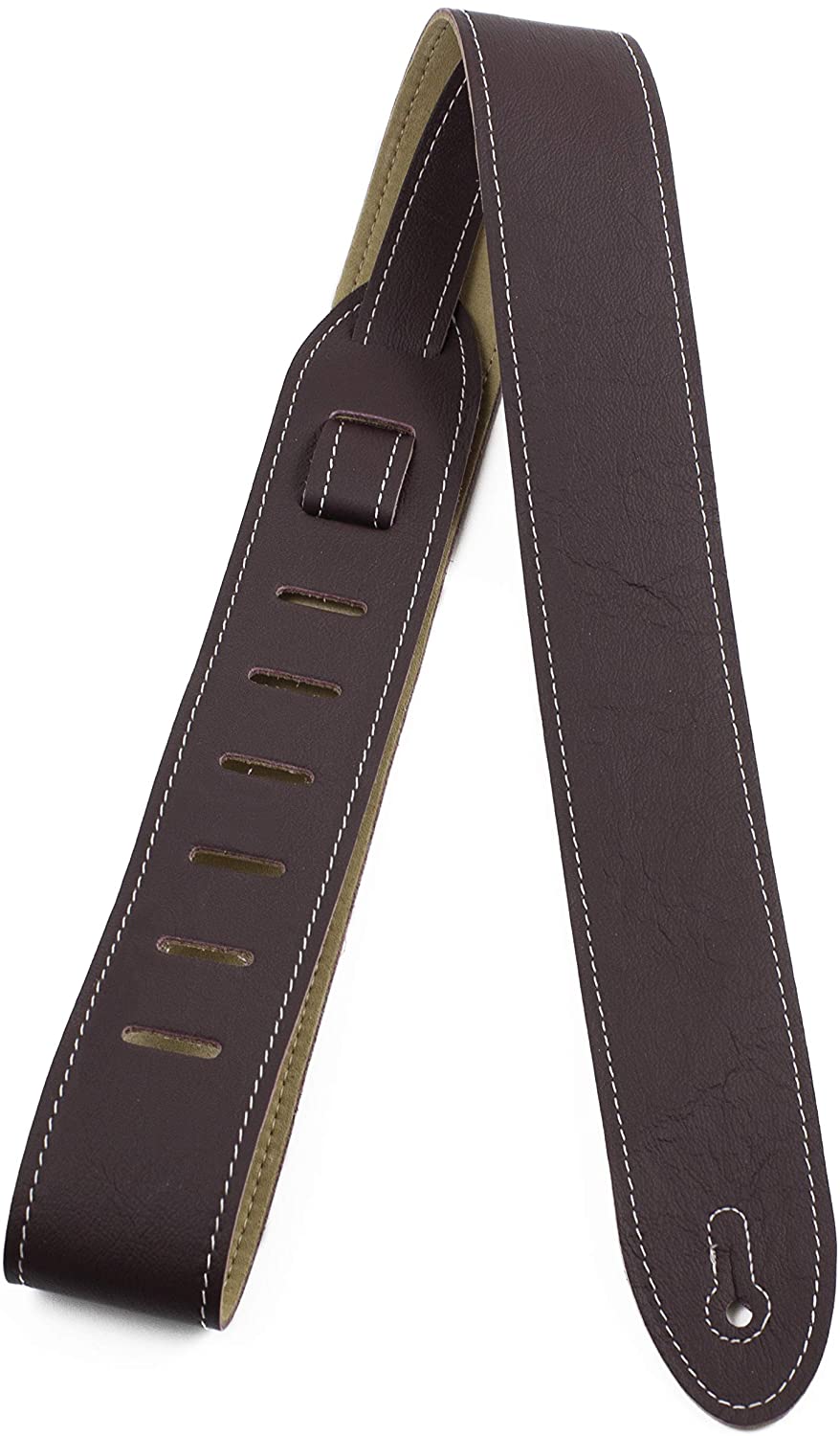 STRAP GUITAR GARMENT LEATHER PERRI'S LEATHERS 2" WIDE VARIOUS COLOURS by Faders Music Inc.