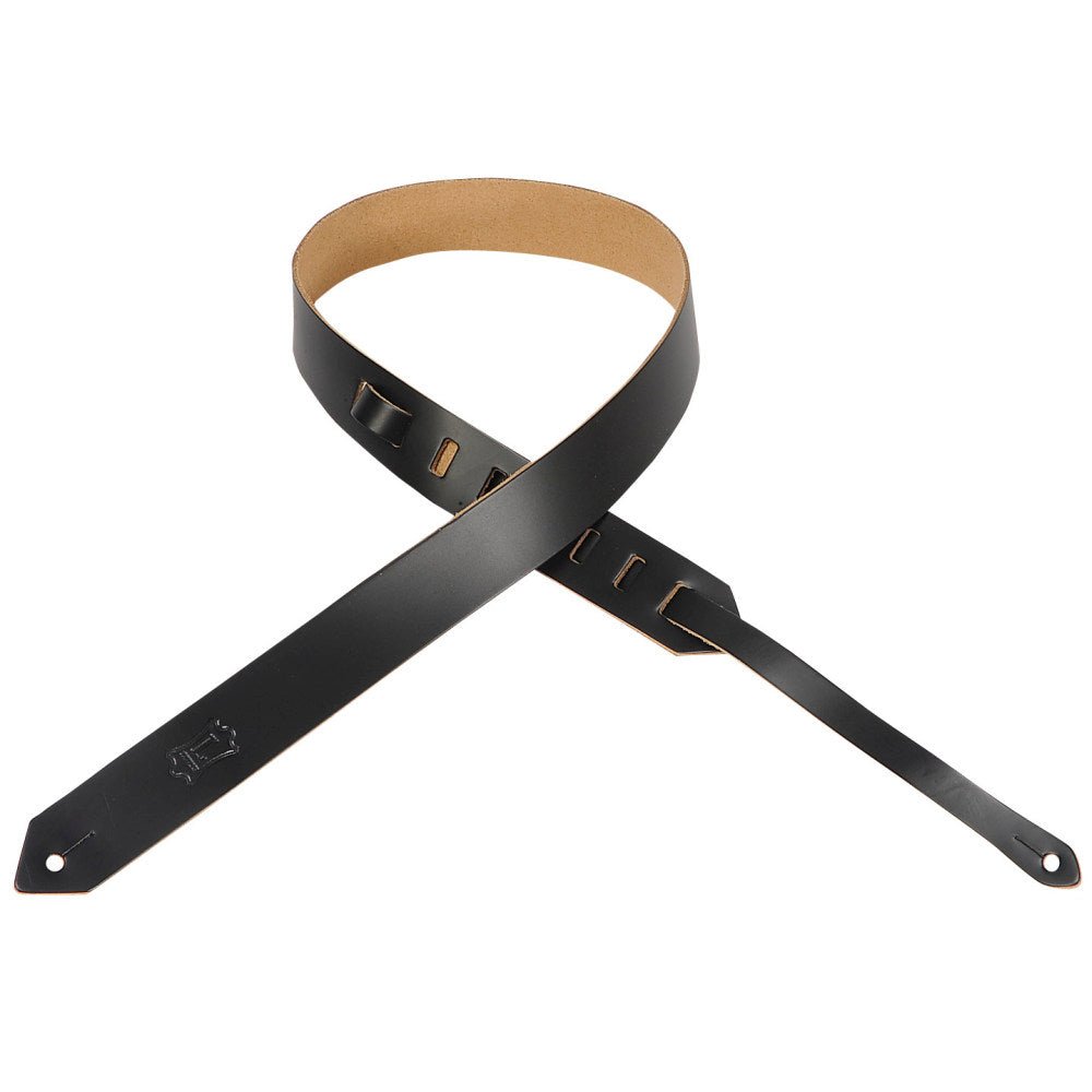 STRAP GUITAR LEVY'S 1.5" LEATHER BLACK by Levy's Leathers