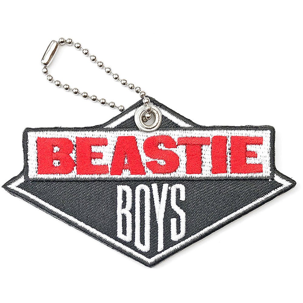 THE BEASTIE BOYS KEYCHAIN: DIAMOND LOGO (DOUBLE SIDED PATCH) by Rock Off Trade