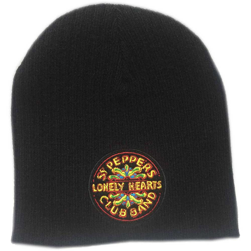 THE BEATLES UNISEX BEANIE HAT: SGT. PEPPER by Rock Off Trade