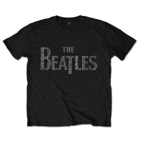 THE BEATLES UNISEX TEE: DROP T SONGS by Rock Off Trade
