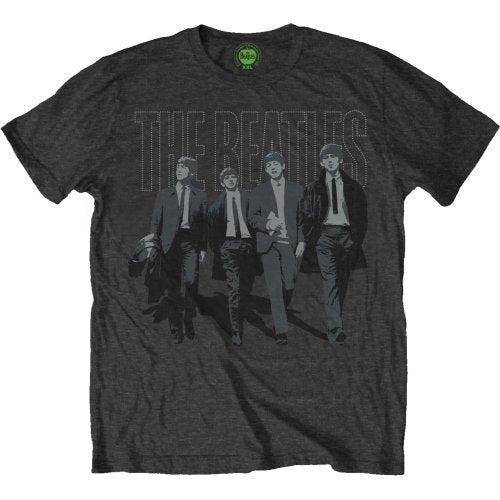 THE BEATLES UNISEX TEE: WALKING IN LONDON by Rock Off Trade
