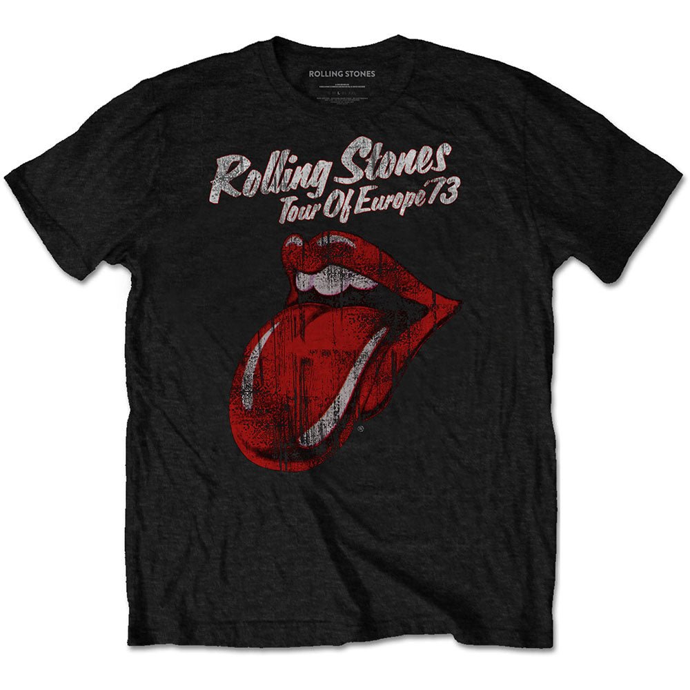 THE ROLLING STONES UNISEX TEE: TOUR 1973 by Rock Off Trade