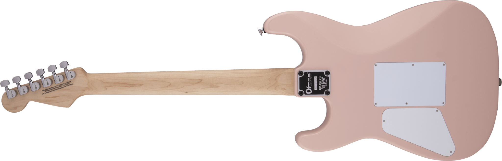 USED Charvel Pro - Mod San Dimas Style 1 HH FR M, Maple Fingerboard, Shell Pink w/ Hard Case by FMIC