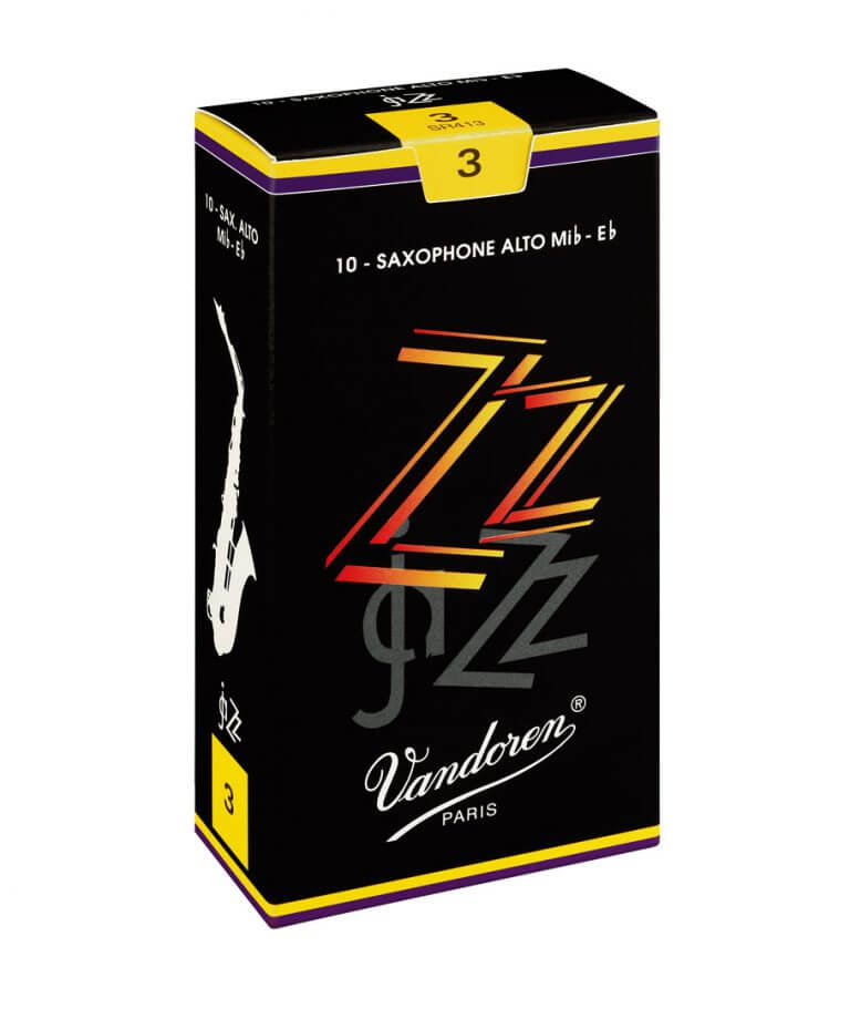Vandoren ZZ Alto Saxophone 10 Pack Reeds by Coast Music