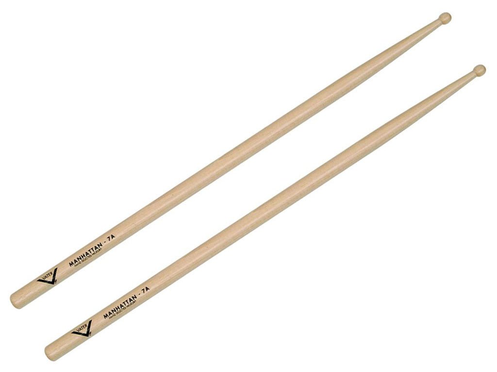 Vater 7A Manhattan Wood Tip Drumstick by Erikson Music