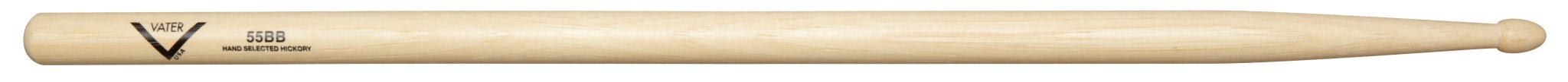 Vater Percussion American Hickory Drumsticks - 55BB - Wood Tip by Erikson Music