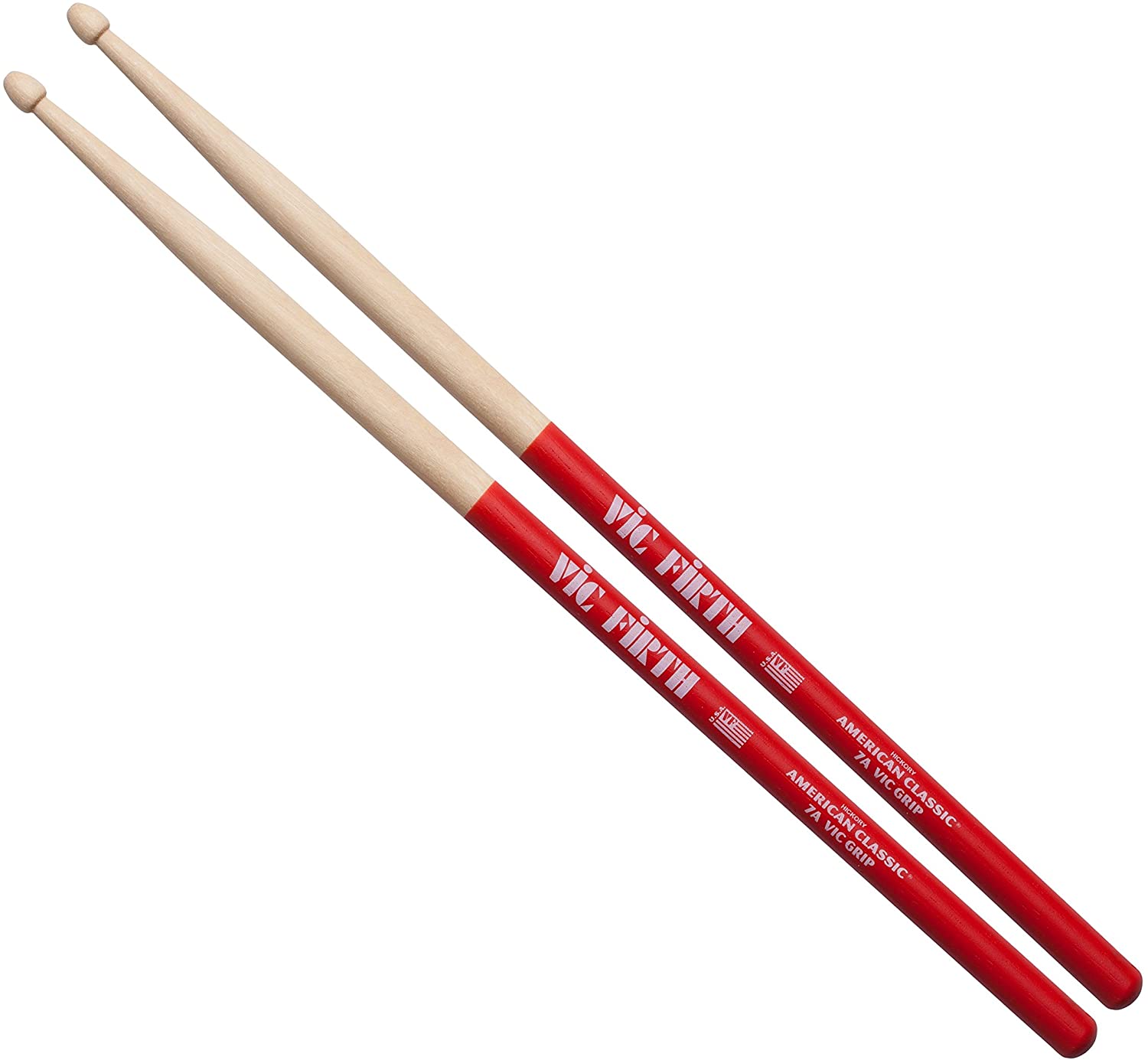 Vic Firth American Classic 7A Vic Grip Drumsticks by Coast Music