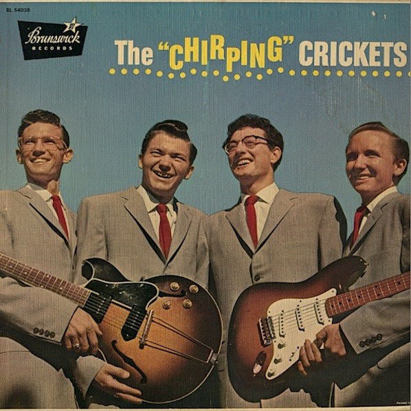 VINYL BUDDY HOLLY CHIRPING CRICKETS by Faders Music Inc.