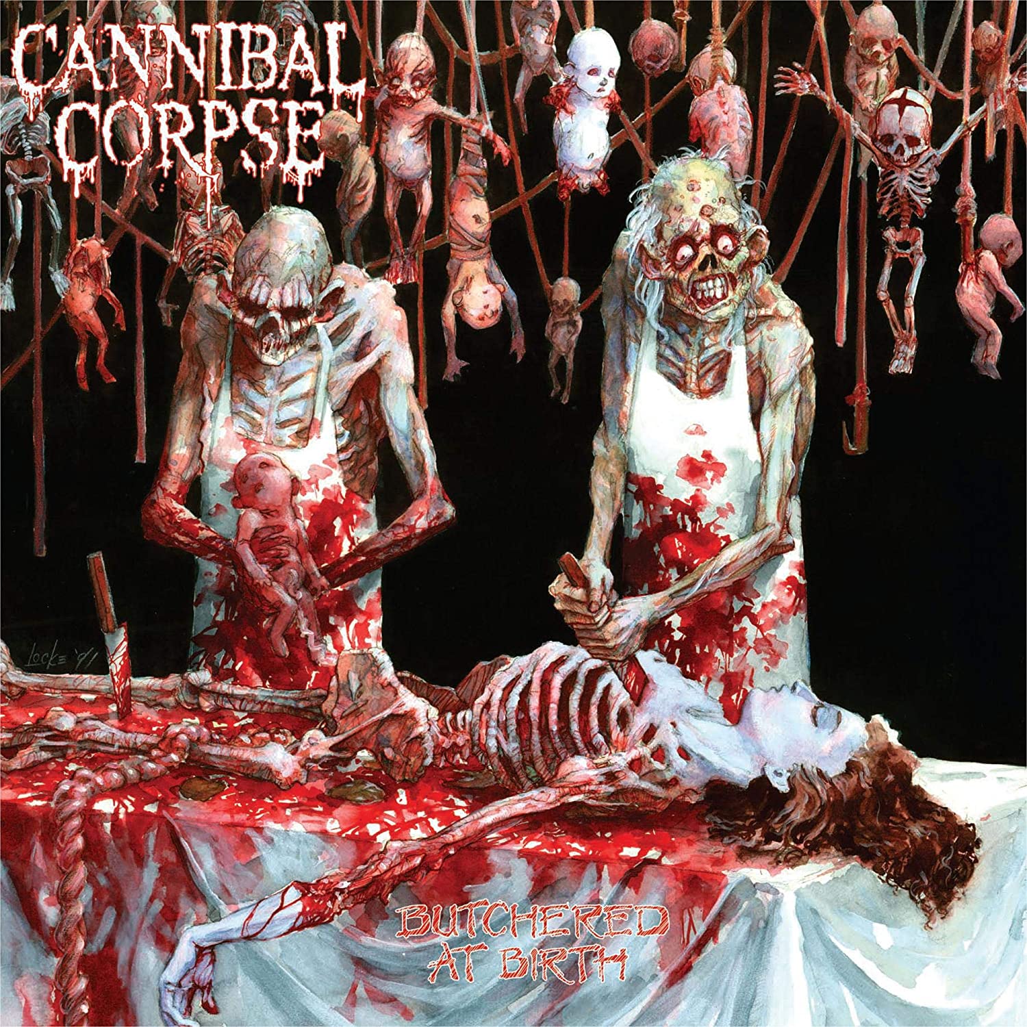 VINYL Cannibal Corpse Butchered At Birth (Clear) by FAB