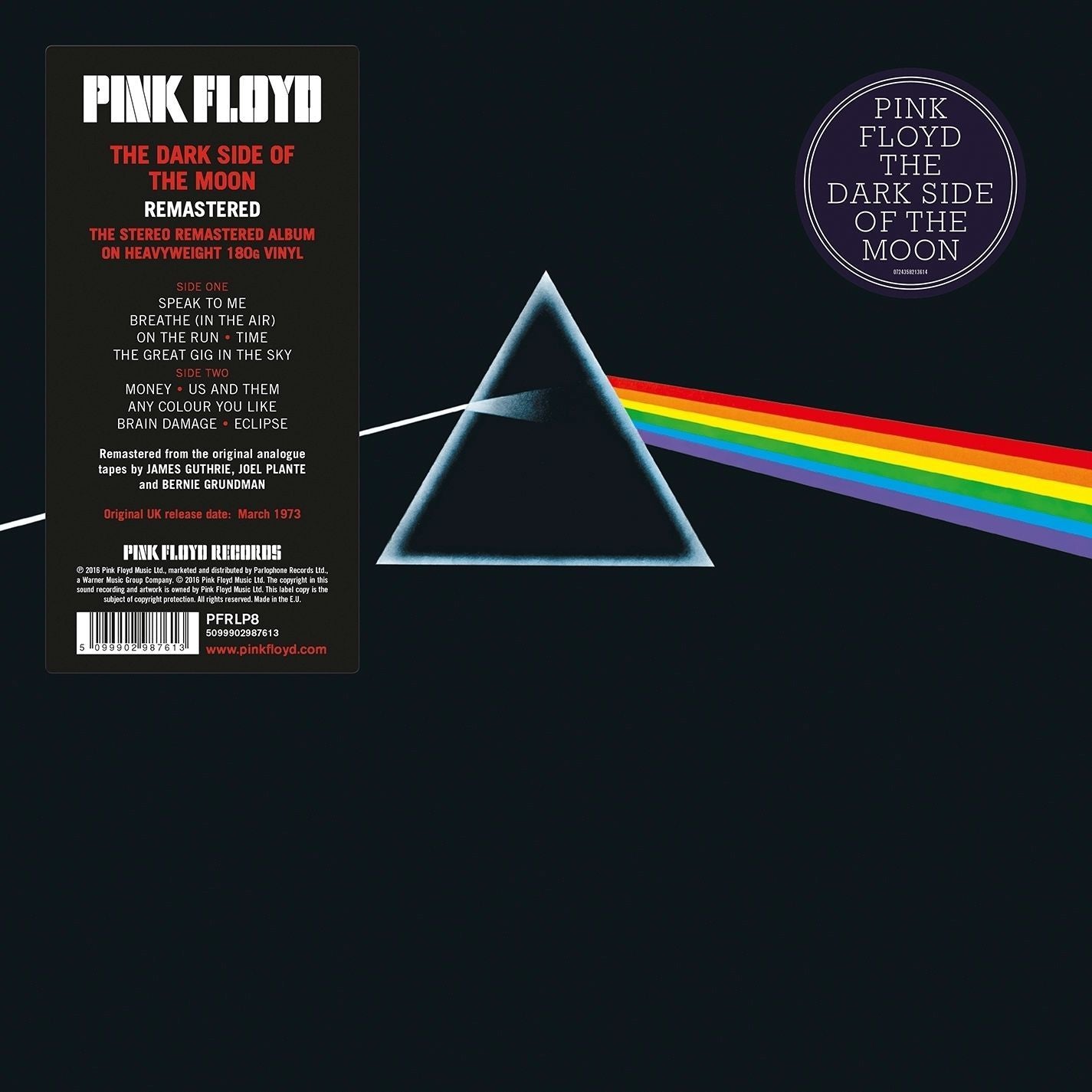 VINYL Pink Floyd Dark Side Of The Moon (180g) by FAB