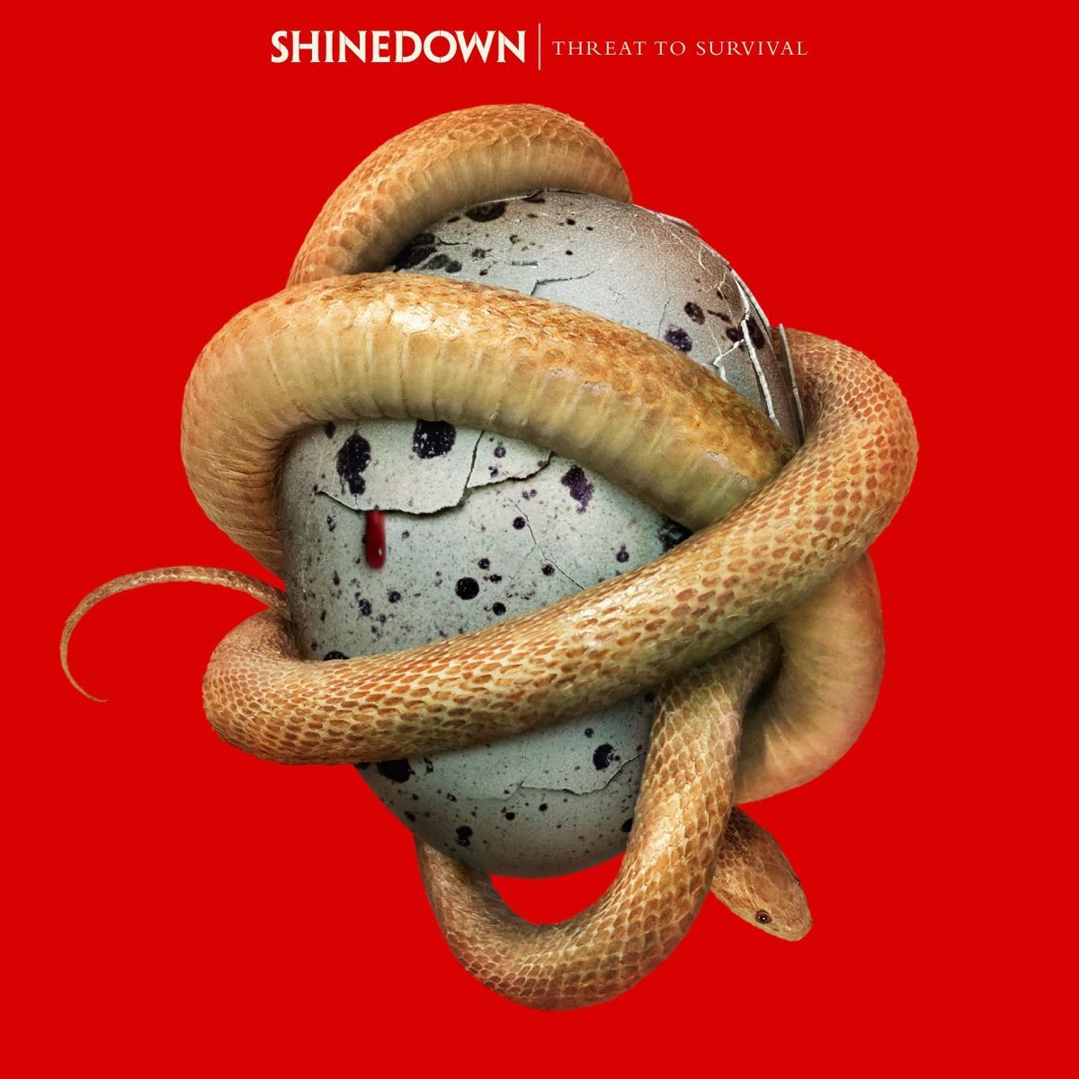 VINYL Shinedown Threat To Survival (Clear Red) by FAB