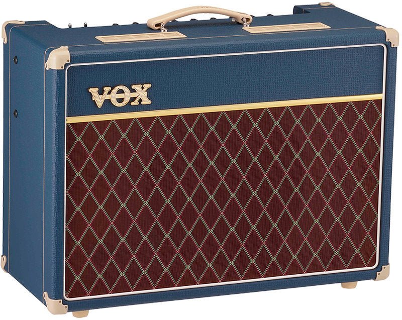 Vox Limited Edition AC15 Custom Guitar Amp Combo - 12", Royal Blue by Erikson Music