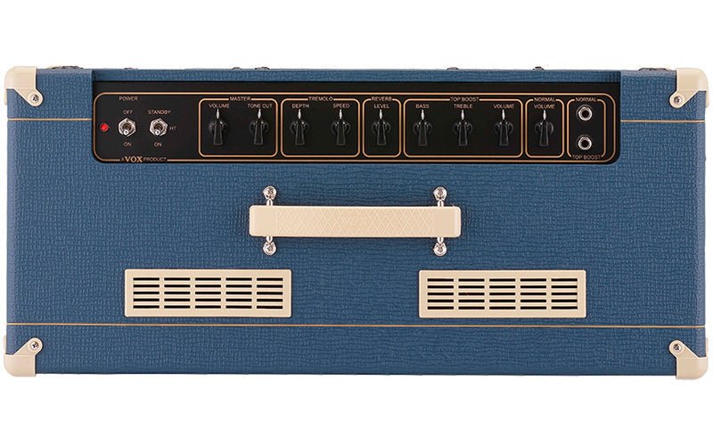 Vox Limited Edition AC15 Custom Guitar Amp Combo - 12", Royal Blue by Erikson Music