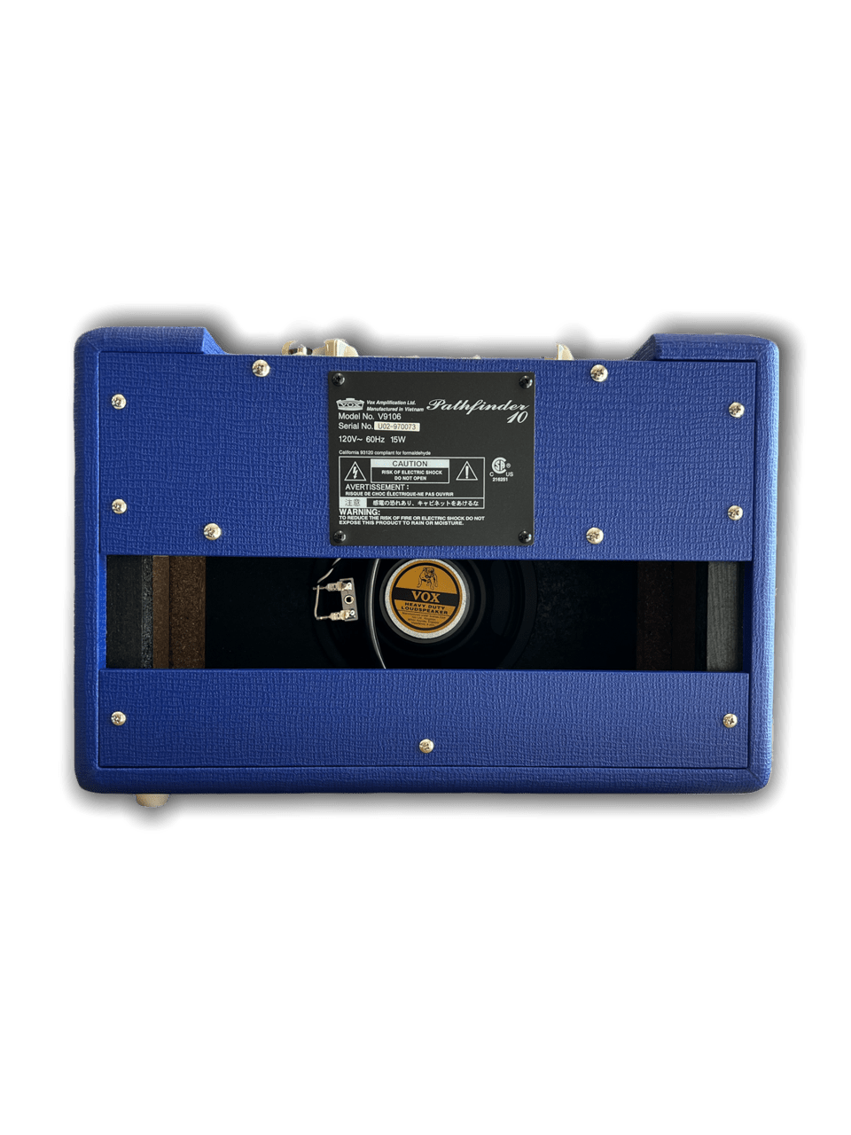 Vox Pathfinder 10 "Limited Edition Blue Union Jack" Portable Guitar Amp by Erikson Music