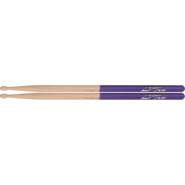 Zildjian 5B Wood Tip Purple Dip Drumsticks