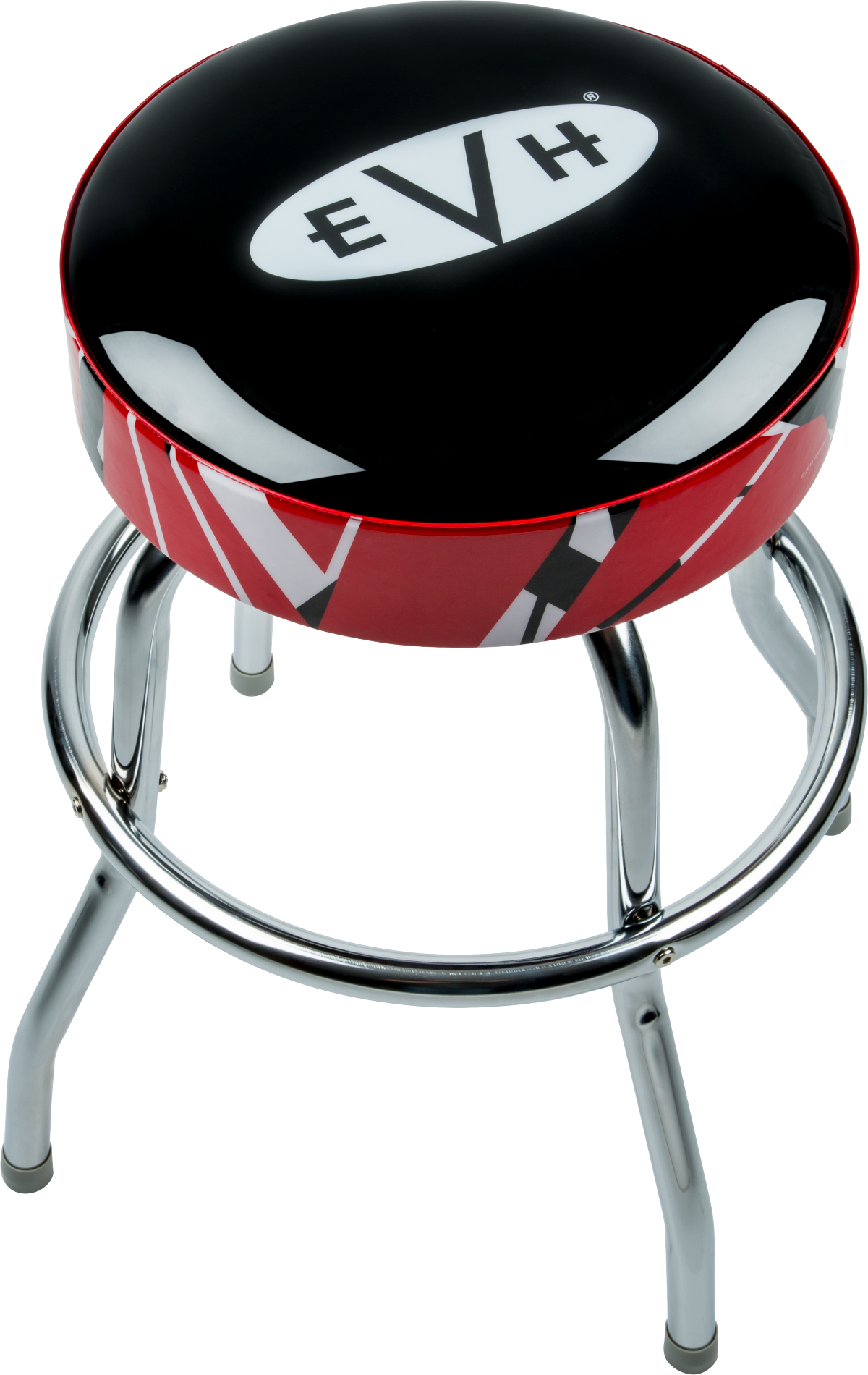 EVH™ Logo Barstool with Striped Trim, 24"