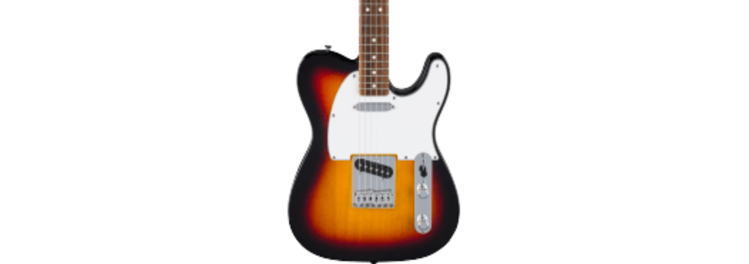 Fender Standard Telecaster®, Laurel Fingerboard, White Pickguard, 3-Color Sunburst