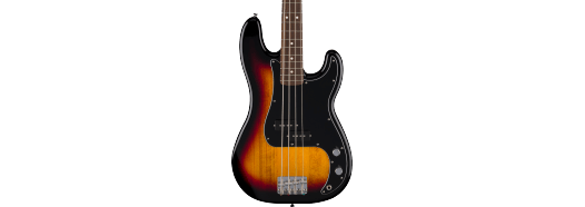 Fender Standard Precision Bass®, Laurel Fingerboard, Black Pickguard, 3-Color Sunburst