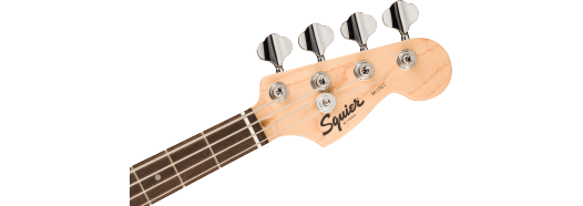 Squier Mini Precision Bass®, Laurel Fingerboard, White Pickguard, 2-Color Sunburst