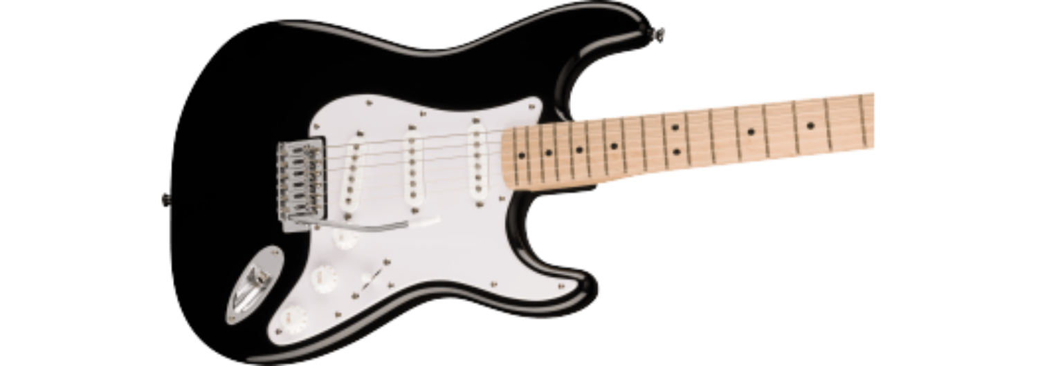 Squier Sonic™ Stratocaster® Pack, Maple Fingerboard, Black, Gig Bag, 10G - 120V