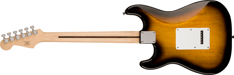 Squier Sonic™ Stratocaster®, Maple Fingerboard, White Pickguard, 2-Color Sunburst