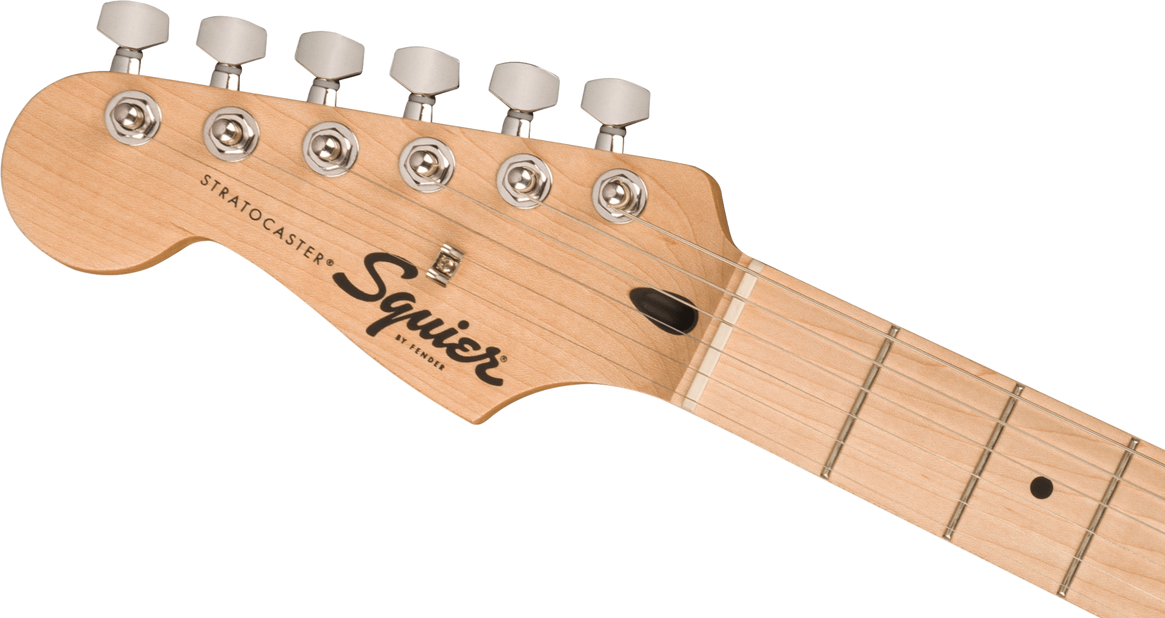 Squier Sonic™ Stratocaster® Left-Handed, Maple Fingerboard, White Pickguard, Black