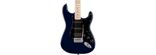 Squier Sonic® Stratocaster® HSS, Maple Fingerboard, Black Pickguard, Midnight Blue