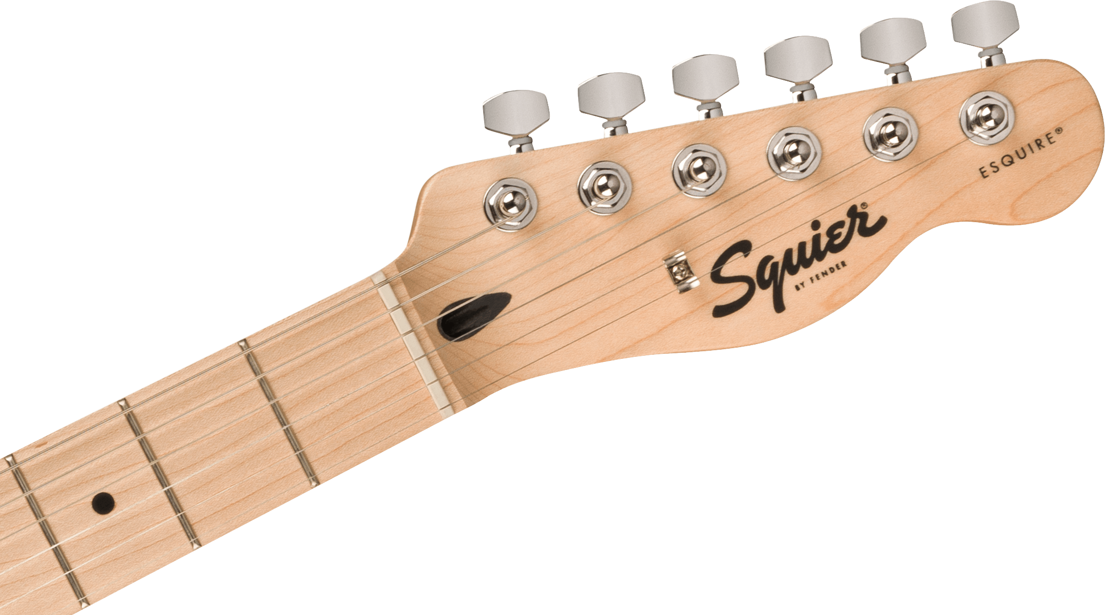 Squier Sonic™ Esquire® H, Maple Fingerboard, Black Pickguard, Arctic White