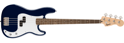 Squier Sonic® Precision Bass®, Laurel Fingerboard, White Pickguard, Midnight Blue