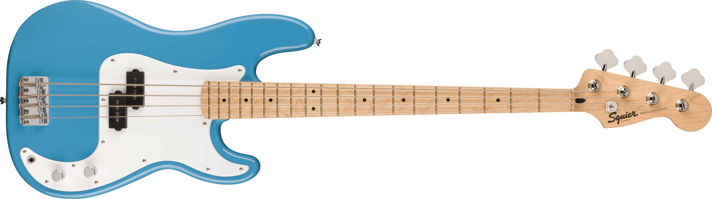 Squier Sonic™ Precision Bass®, Maple Fingerboard, White Pickguard, California Blue