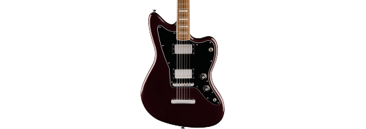 Squier Paranormal Baritone Jazzmaster® HH, Laurel Fingerboard, Black Pickguard, Oxblood