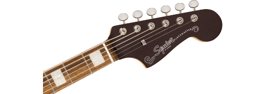 Squier Paranormal Baritone Jazzmaster® HH, Laurel Fingerboard, Black Pickguard, Oxblood