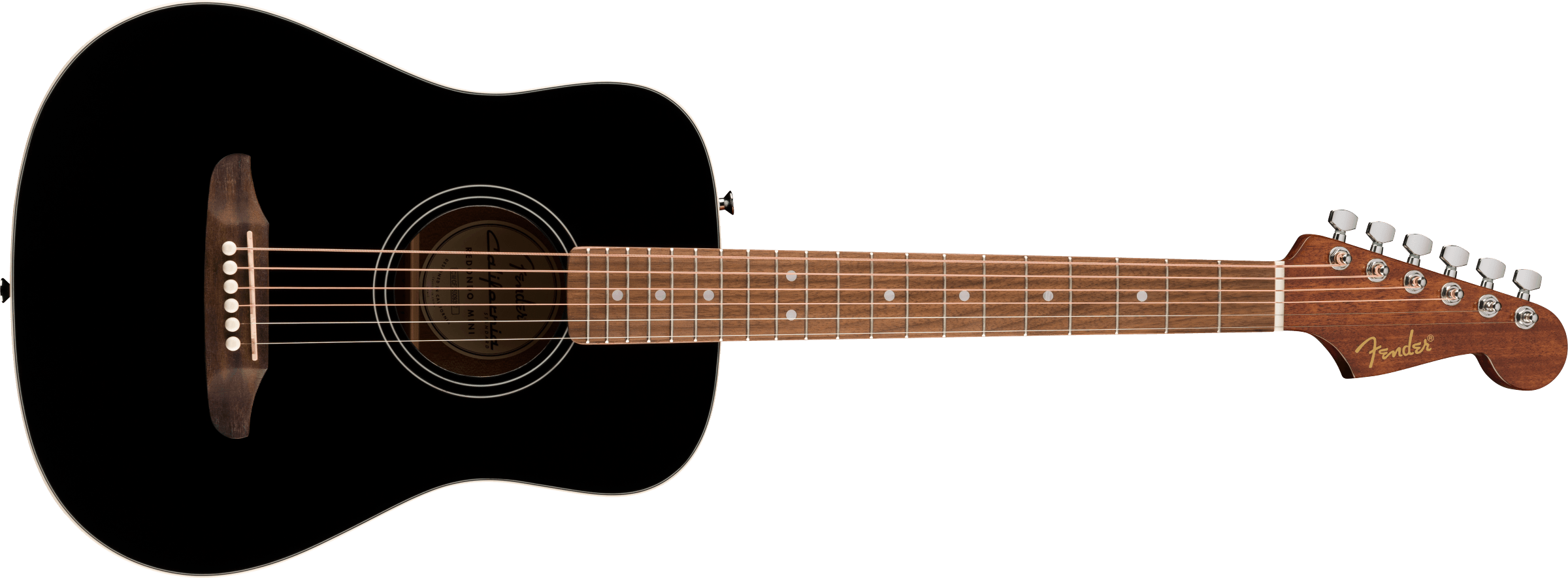 Fender California Standard Redondo™ Mini with Bag, Spruce Top, Black