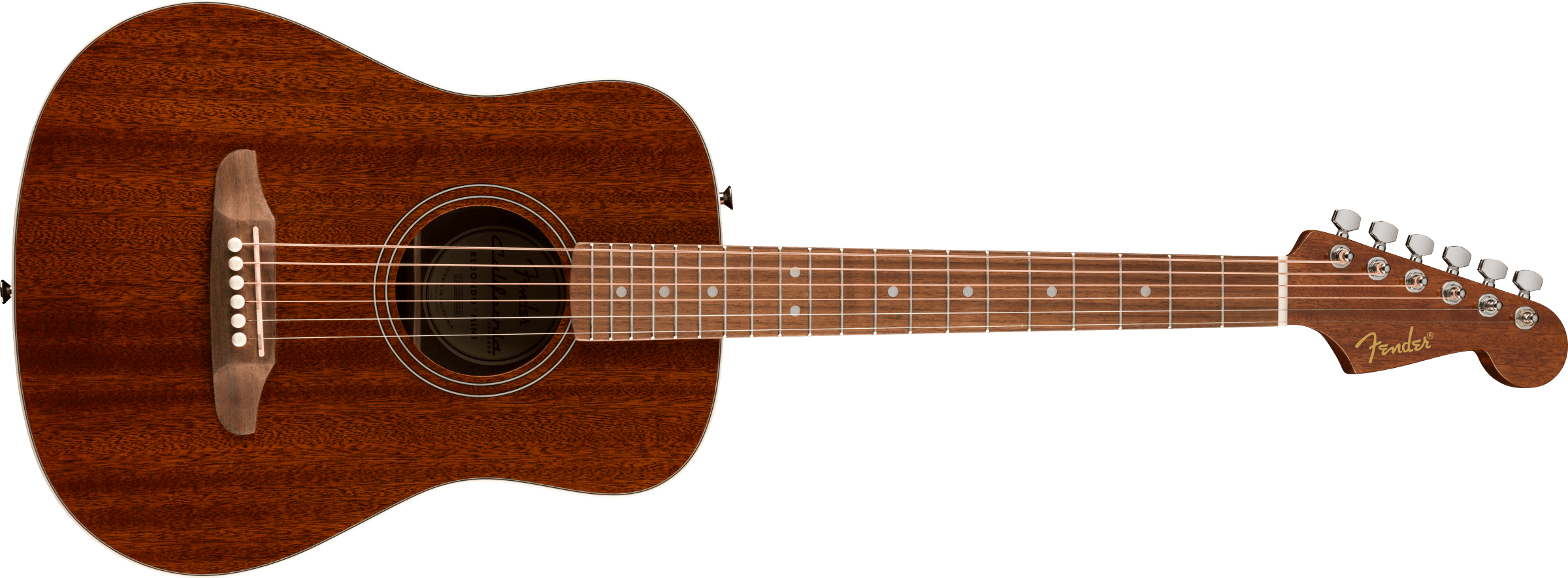 Fender California Standard Redondo™ Mini with Bag, Sapele Top, Natural Sapele