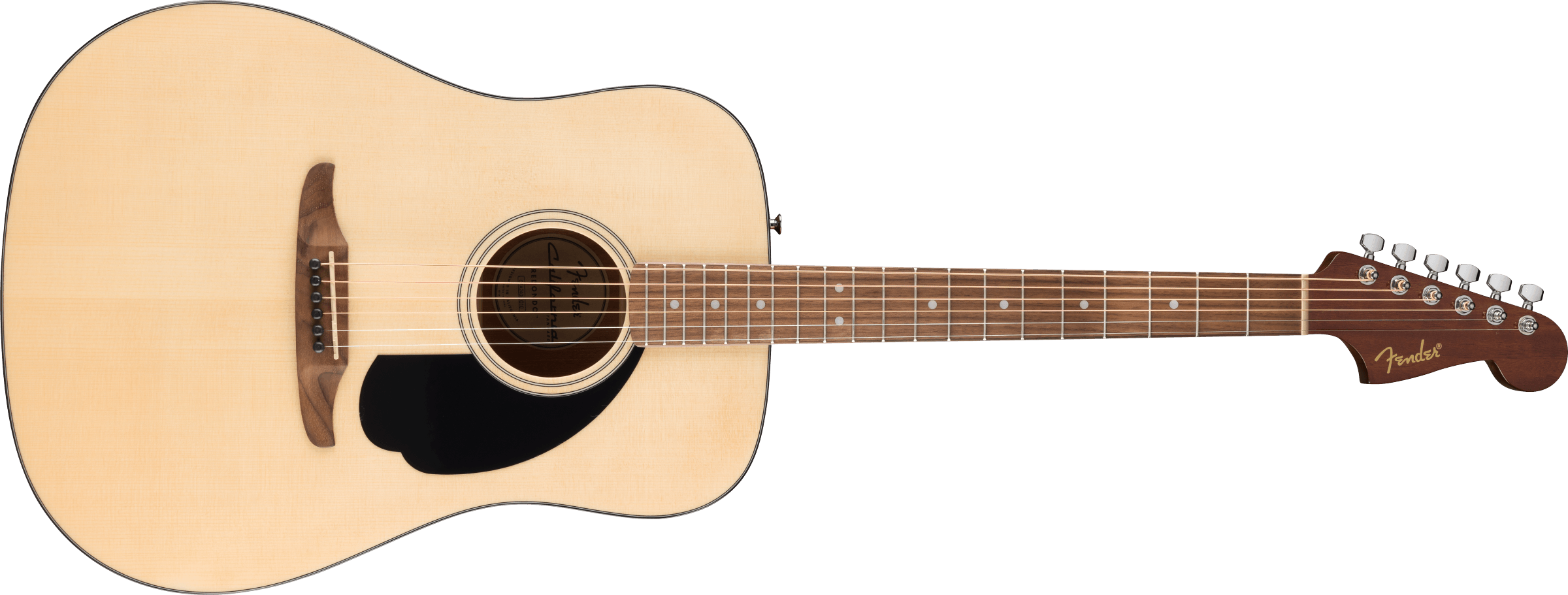 Fender California Standard Redondo™, Spruce Top, Black Pickguard, Natural