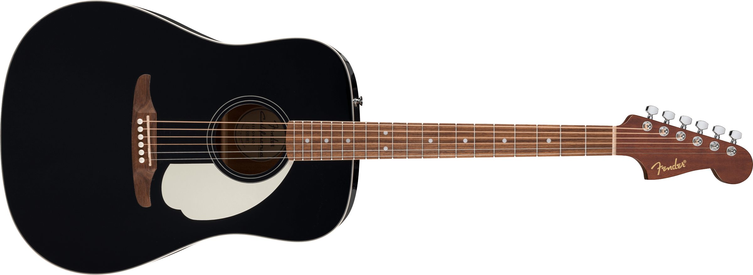 Fender California Standard Redondo™, Spruce Top, Black Pickguard, Black