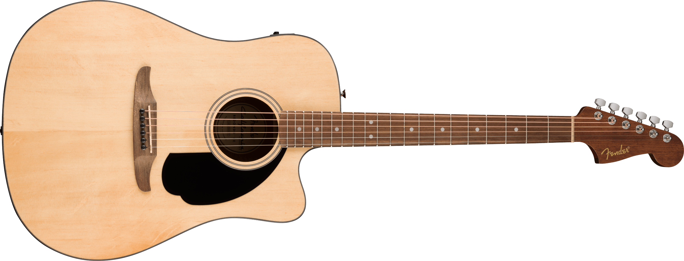 Fender California Standard Redondo™ CE, Spruce Top, Black Pickguard, Natural