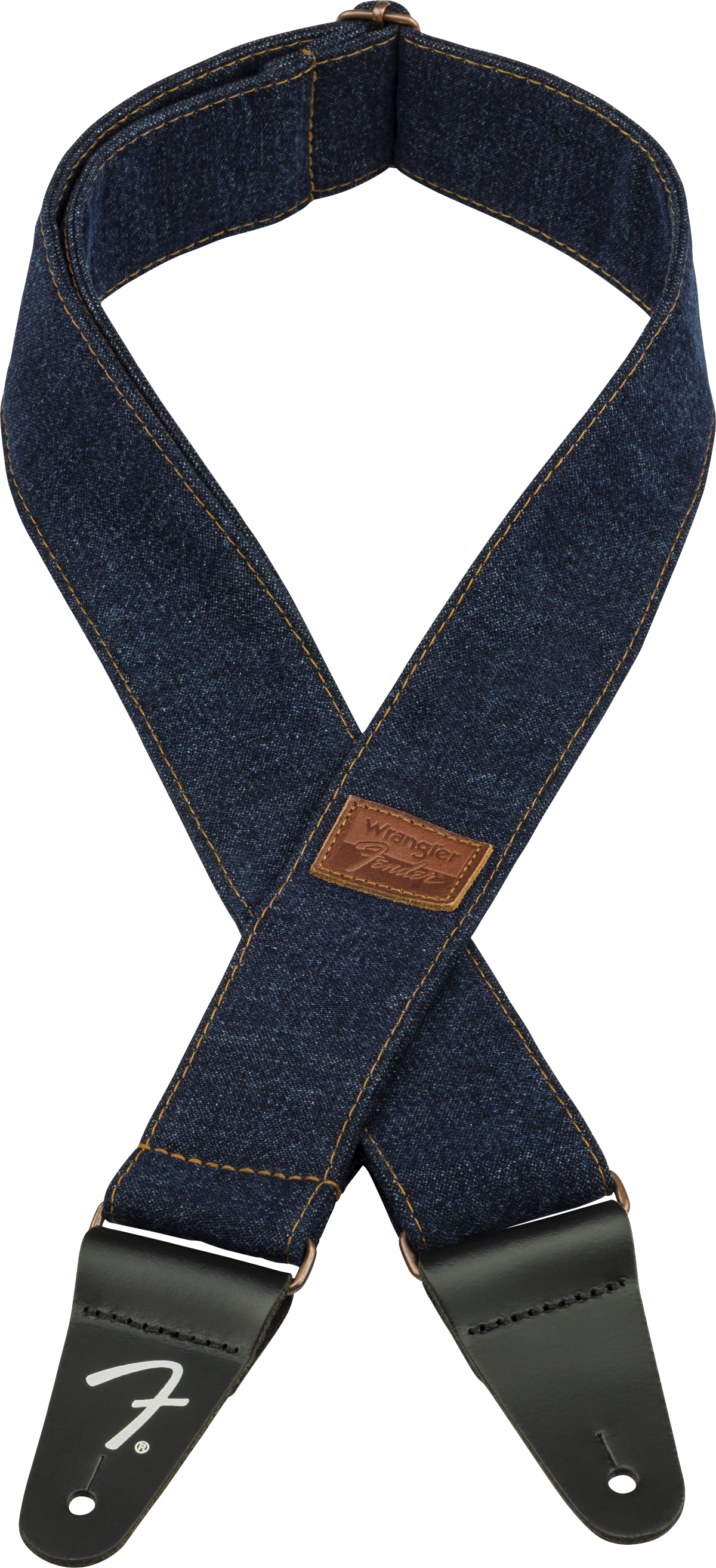 Fender® x Wrangler® Denim Strap, Dark Indigo